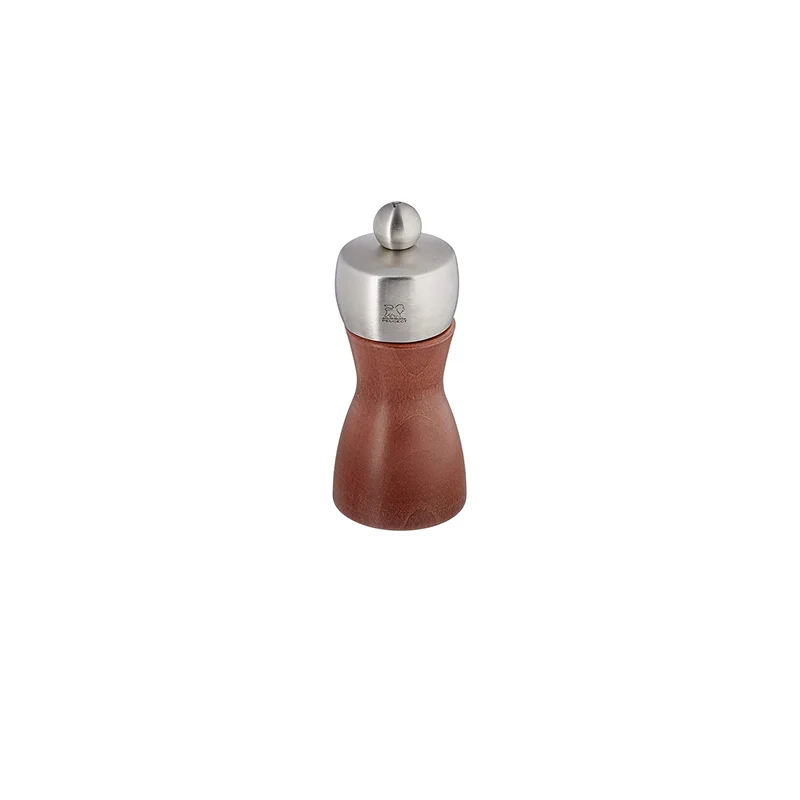 - peugeot "fidji" salt mill stainless steel-beech wood 12cm, cherry