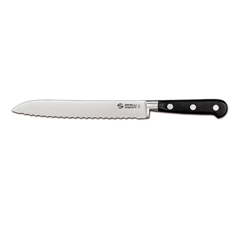 - ambrogio sanelli "chef" bread knife, serrated edge cm 20