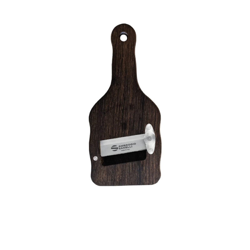 - ambrogio sanelli "fumigated oak wood truffle slicer", plain blade