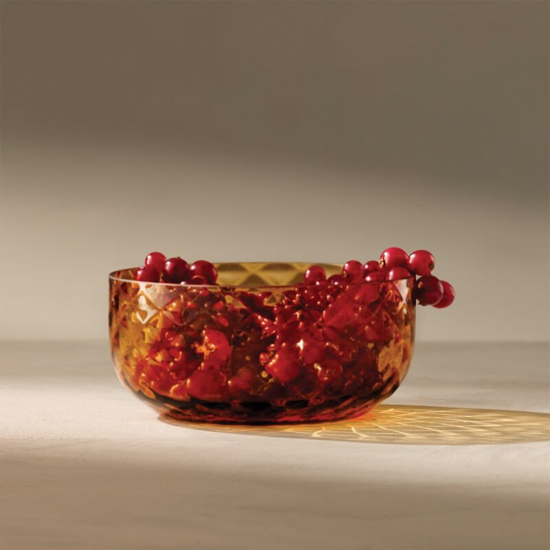 - lsa "dapple bowl" sun amber d: 12 cm