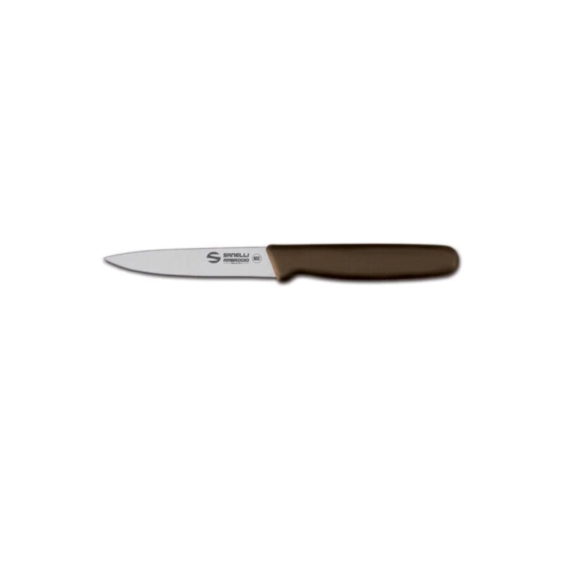 - ambrogio sanelli "paring knife" size: 11cm, brown color
