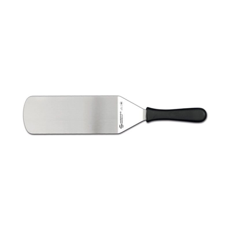 - ambrogio sanelli "kitchen spatula" black handle size: 25 x 8 cm