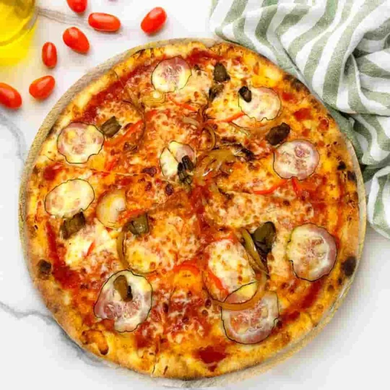 Frozen vegetarian pizza - laboratory otto signature vegetariana pizza (1 portion | served frozen)