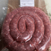 Beef sausages frozen - 1 kg atung beef sausage (1m of "toulouse style" sausage - frozen